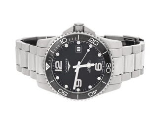 Longines HydroConquest L3.781.4.56.6 Stainless steel Black