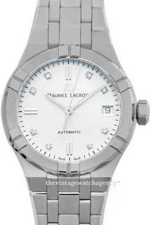 Maurice Lacroix Aikon Automatic AI6006-SS002-170-1 Stainless steel White Mother of pearl