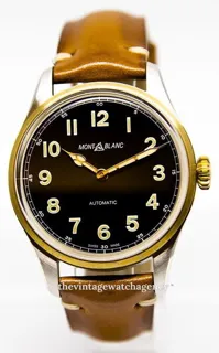 Montblanc 1858 117833 40mm Bronze and Stainless steel Black