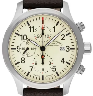 Mühle Glashütte Terrasport M1-37-77-LB 44mm Stainless steel Beige