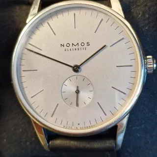 NOMOS Orion 383 38mm Stainless steel Gray