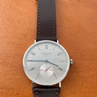 NOMOS Tangente Neomatik 141 38.5mm Stainless steel Silver