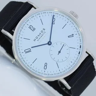 NOMOS Tangente Neomatik 180.S3 41mm Stainless steel Blue