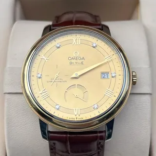 Omega De Ville 424.23.40.21.58.001 39.5mm Yellow gold Golden