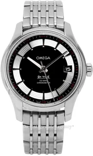 Omega De Ville Hour Vision 431.30.41.21.01.001 Stainless steel Black