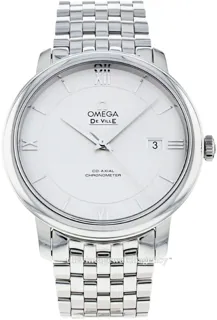 Omega De Ville Prestige 424.10.40.20.02.003 Stainless steel Silver