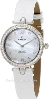 Omega De Ville Prestige 424.18.27.60.55.001 Stainless steel White