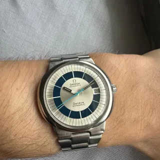 Omega Genève 165.039 41mm Stainless steel Blue