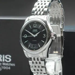 Oris Classic 7578 37mm Stainless steel Black