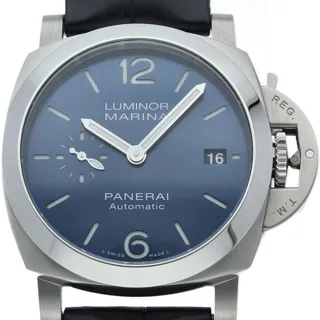 Panerai Luminor PAM01370 40mm Stainless steel Blue