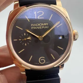 Panerai Radiomir 1940 3 Days PAM 00515 47mm Red gold Brown