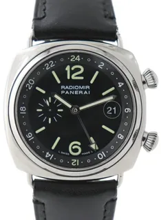 Panerai Radiomir GMT PAM 00184 42mm Stainless steel Black