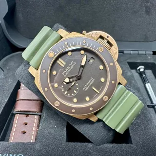 Panerai Submersible PAM 00968 47mm Bronze Brown