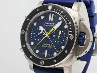 Panerai Submersible PAM 01291 47mm Titanium Blue