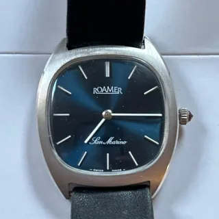 Roamer 487 8390 813 35mm Stainless steel Blue