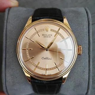 Rolex Cellini Time 50505-0013 39mm Rose gold Pink