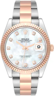 Rolex Datejust 41 126331 Stainless steel and 18k rose gold White