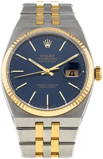 Rolex Datejust Oysterquartz 17013 Yellow gold and Stainless steel Blue