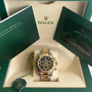 Rolex Daytona 126503 40mm Yellow gold and Stainless steel Black