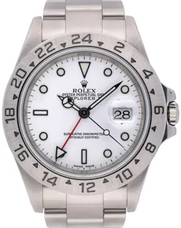 Rolex Explorer II 16570 40mm Stainless steel White