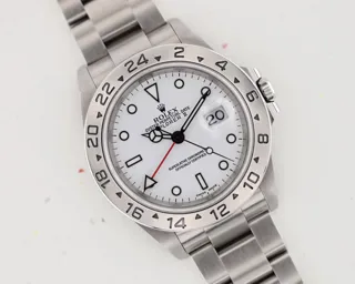 Rolex Explorer II 16570 40mm Stainless steel White