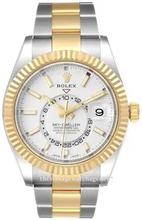 Rolex Sky-Dweller 326933-0009 42mm Brushed/polished steel White