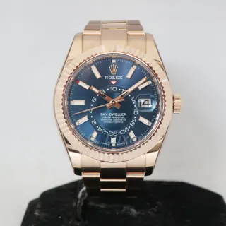 Rolex Sky-Dweller 336935 40mm Everose gold Blue