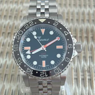 Squale 1545GWC 40mm Stainless steel Black