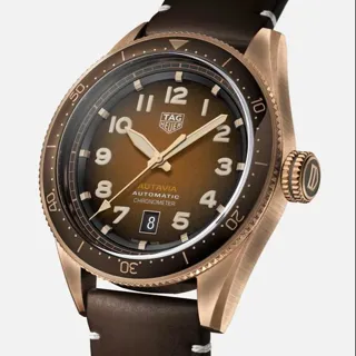 TAG Heuer Autavia WBE5191.FC8276 42mm Bronze and Stainless steel Brown