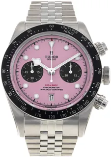 Tudor Black Bay Chrono M79360N-0019 41mm Stainless steel Pink