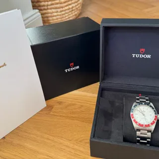 Tudor Black Bay GMT 79830RB 41mm Stainless steel Silver