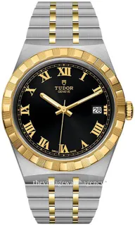 Tudor Royal M28503-0006 38mm brushed/polished steel Black