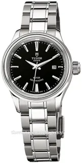 Tudor Style M12100-0002 28mm Stainless steel Black