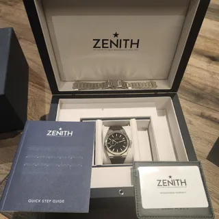 Zenith Defy 03.9300.3620/21.I001 41mm Stainless steel Black