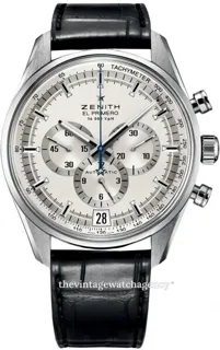 Zenith El Primero 03.2040.400/04.C496 42mm Stainless steel Silver