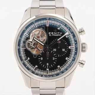 Zenith El Primero Chronomaster 03.2040.4061/21.M2040 42mm Stainless steel Black