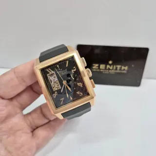 Zenith Port Royal 03.0550.4021 36mm Rose gold Black