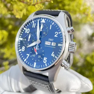 IWC Pilot Chronograph IW388101 Stainless steel Blue