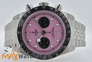 Tudor Heritage 79360N 41mm Stainless steel pink