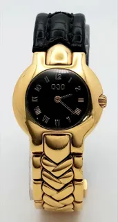 Versace 26mm 18k yellow gold Black