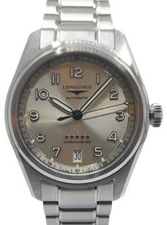 Longines Spirit L3.410.4.63.6 37mm Stainless steel Champagne