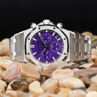 Audemars Piguet Royal Oak 26240BC.OO.1320BC.01 41mm White gold Purple