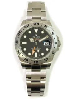 Rolex Explorer II 216570 42mm Stainless steel Black