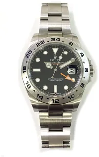 Rolex Explorer II 216570 42mm Stainless steel Black