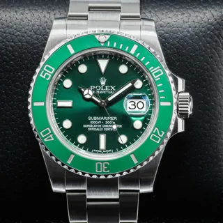 Rolex Submariner Date 116610LV 40mm Stainless steel Green