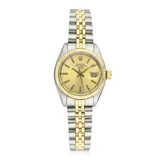 Rolex Datejust 6917 26mm Stainless steel and 18k yellow gold Champagne