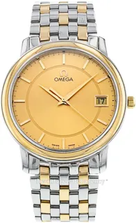 Omega De Ville 4310.11.00 34.5mm Yellow gold and Stainless steel Champagne