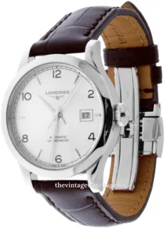 Longines Record L23214762 30mm Stainless steel Silver