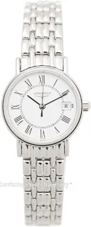 Longines Présence L43194116 Brushed/polished steel White