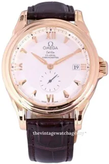 Omega De Ville Co-Axial 4636.30.32 18k yellow gold Silver